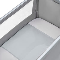 beddybyes silver grey Silk Universal Travel Slip next to me