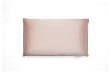 beddybyes blush pink Silk Queen Pillowcase