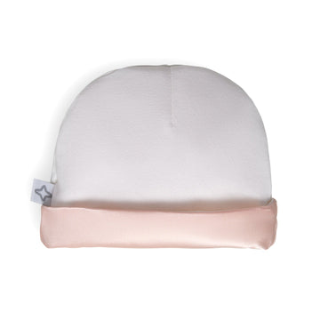 BeddyByes Blush Pink Silk Cotton Baby Hat
