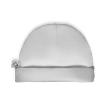 BeddyByes Silver Grey Silk Cotton Baby Hat